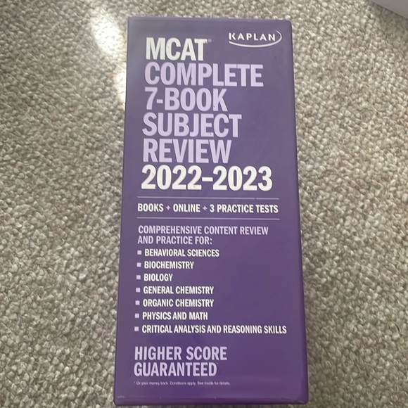 MCAT prep books 7 subject review (used) - Picture 2 of 4
